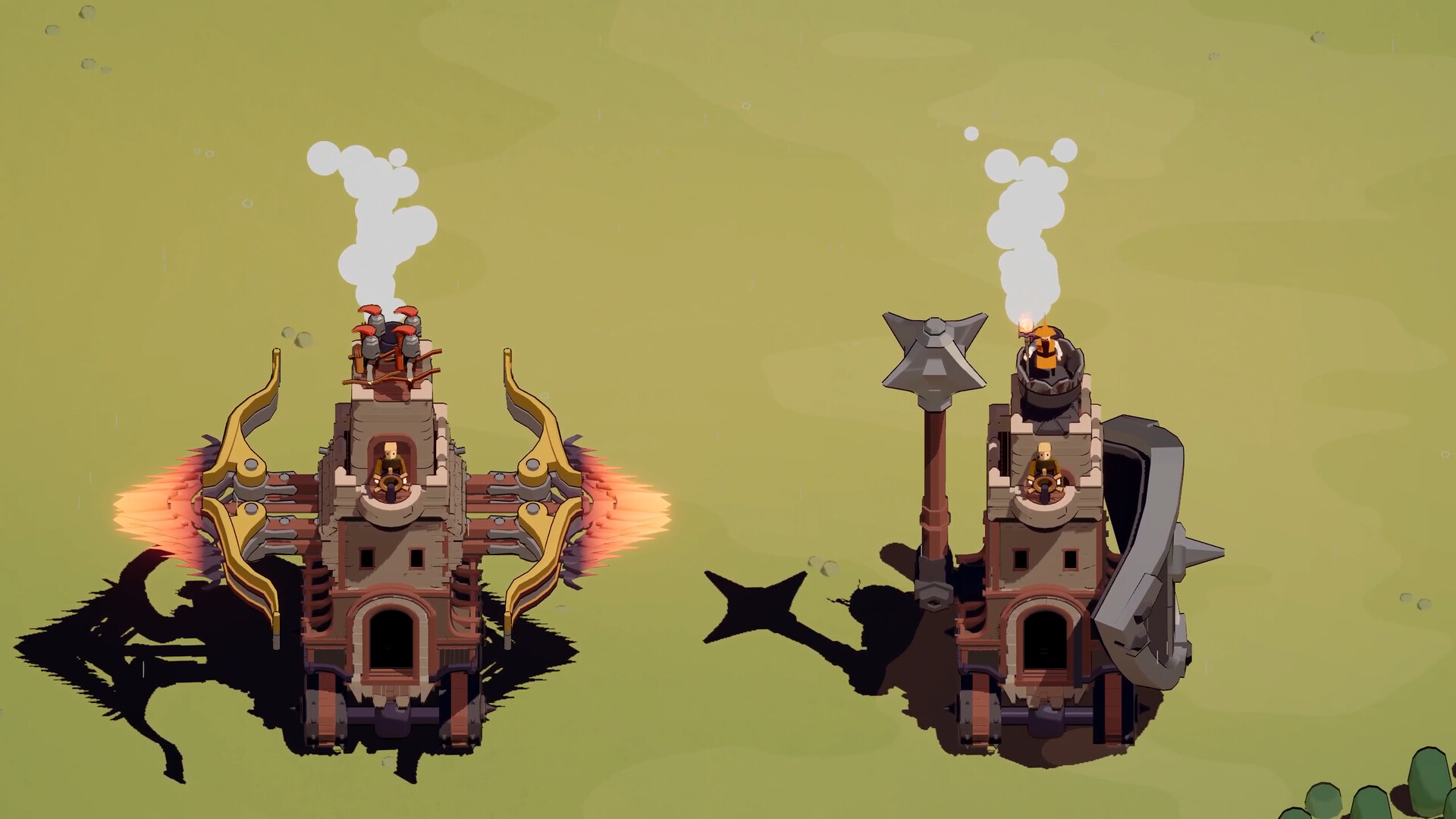 Two Wanderburg module configurations